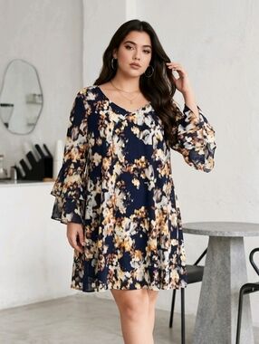 Cato | Dresses | Cato Womens Blue Velvet Short Dress Cold Shoulder Long  Sleeve Dress Size Medium | Poshmark